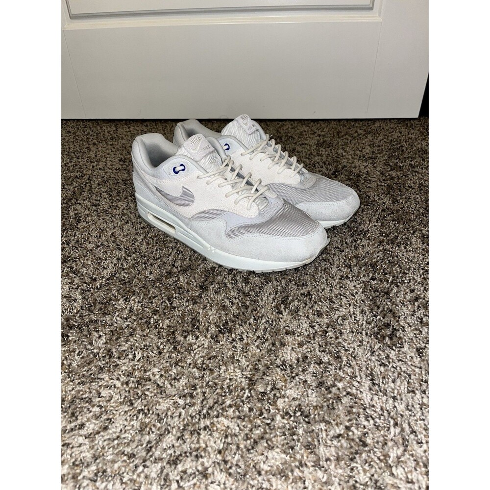 Nike Air Max 1 Pure Platinum Racer Blue/White Size 11.5M
